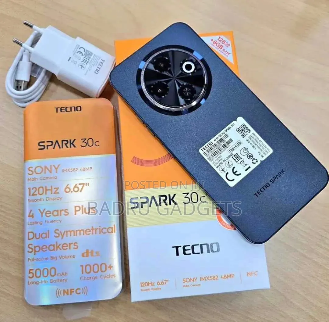 New Tecno Spark 30C 128 GB Blue