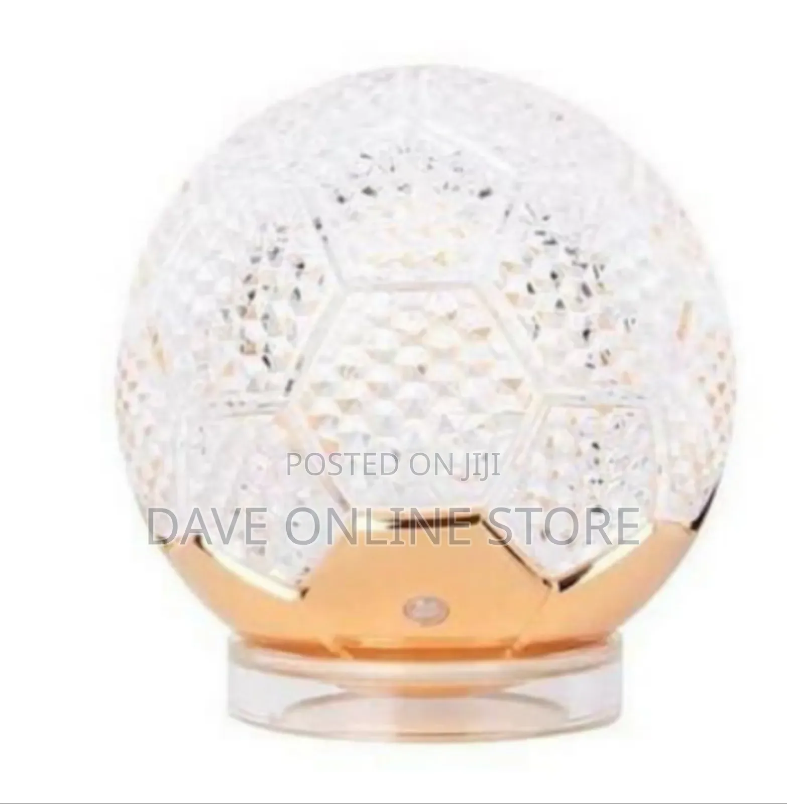 Decorative Crystal or Faceted Sphere Night Light