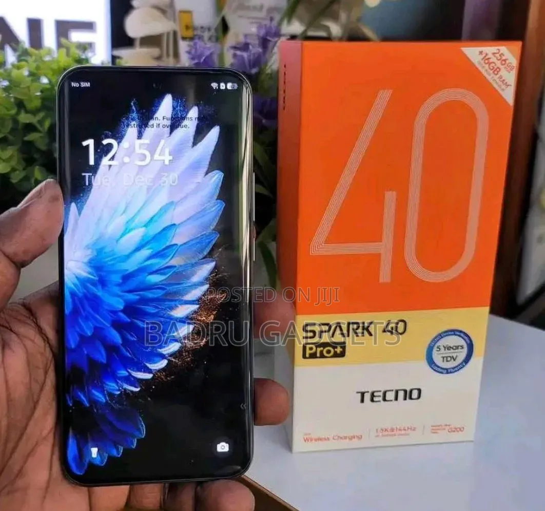 New Tecno Spark 40 Pro+ 256 GB Black