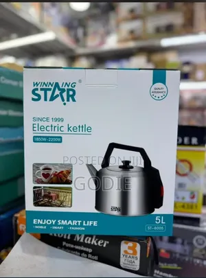 Winning Star St-6005 Electric Kettle With a 5-Liter Capacity.
