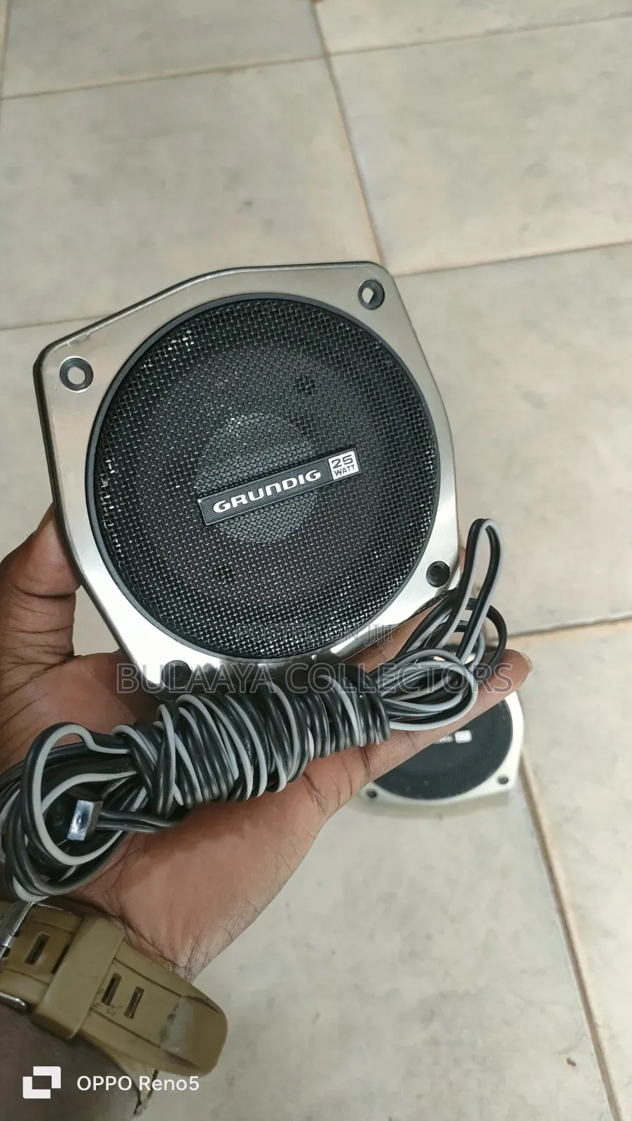 Germany Used Grundig 19044-057.01 Vintage Car Speakers, Pair.