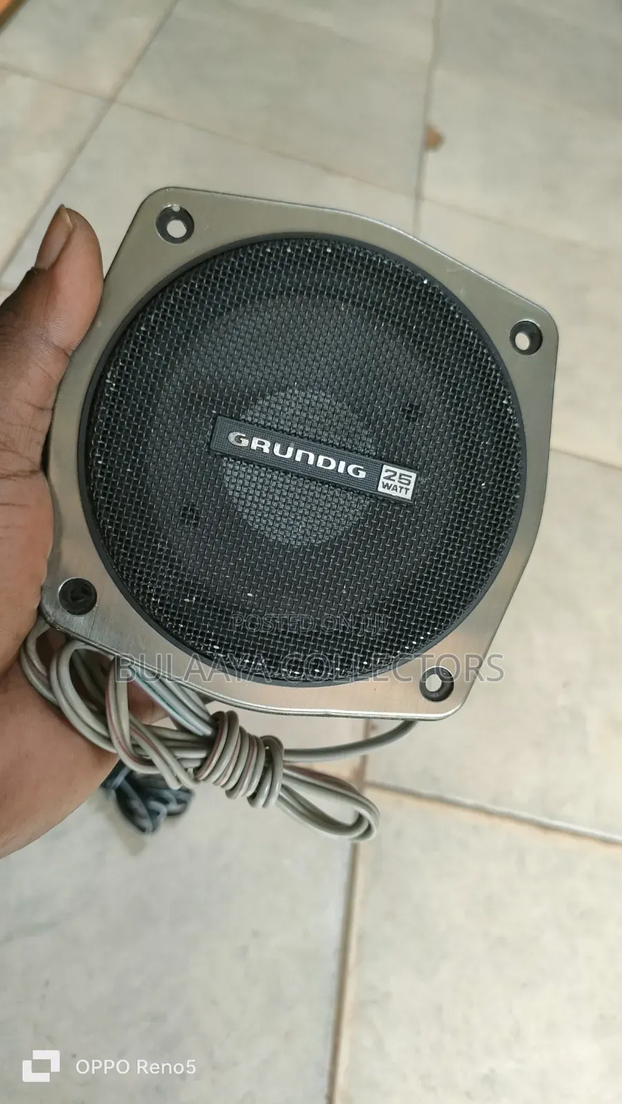 Germany Used Grundig 19044-057.01 Vintage Car Speakers, Pair.