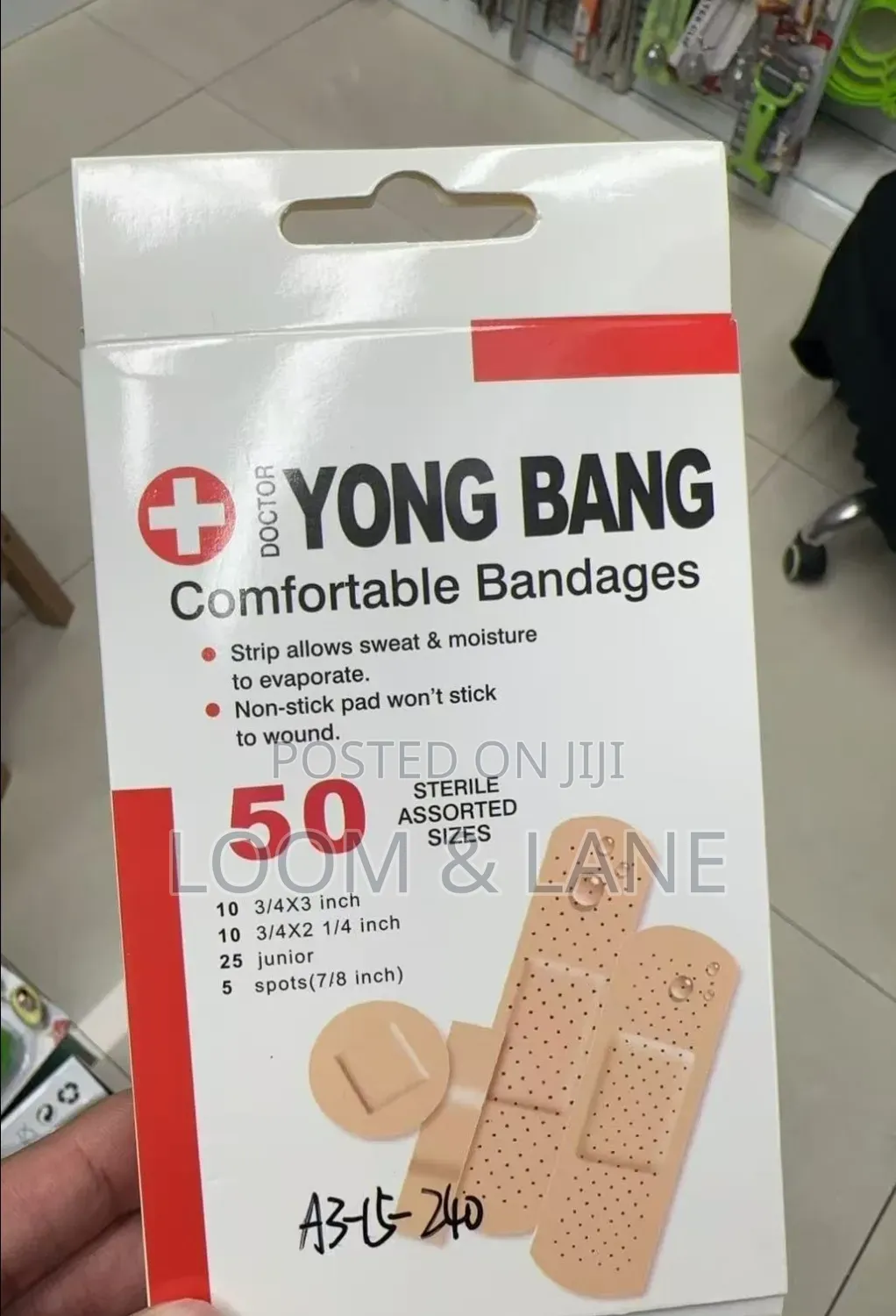 50pcs Yong Bang Comfortable Bandages
