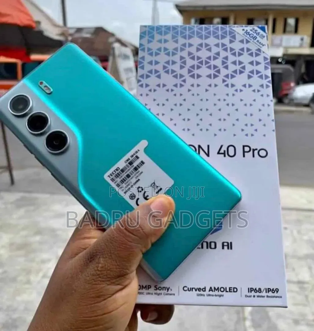 New Tecno Camon 40 Pro 5G 256 GB Blue
