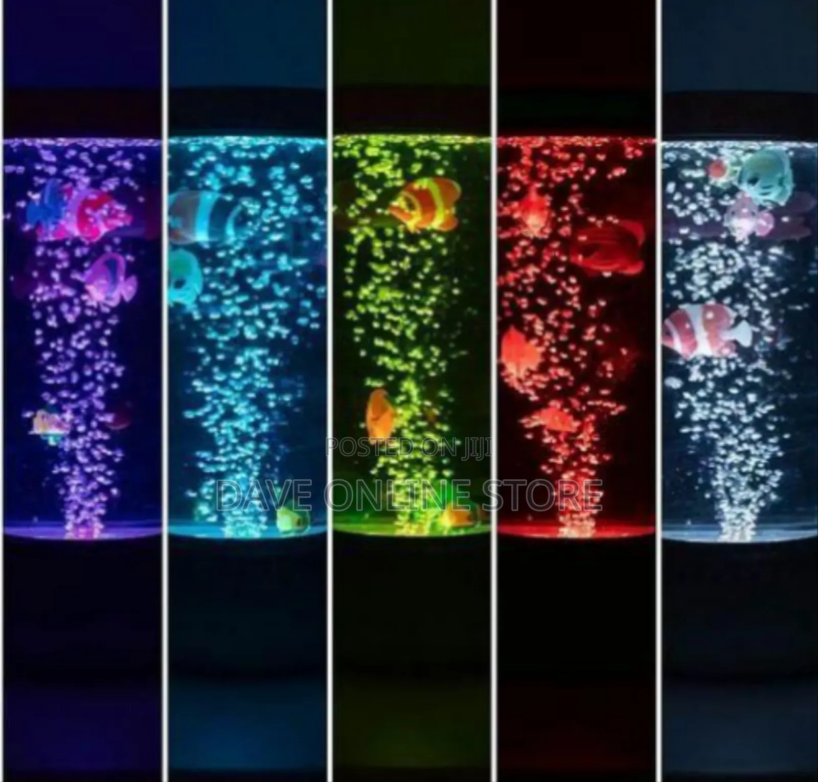 Auraglow Led Bubble Lamp: Ambient Desktop Aquarium