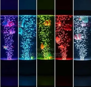 Auraglow Led Bubble Lamp: Ambient Desktop Aquarium
