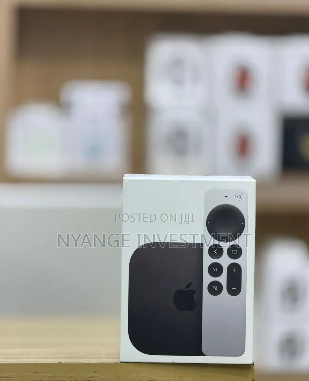 Apple Tv (3rd Gen) With a Siri Remote in Its Original Packaging.