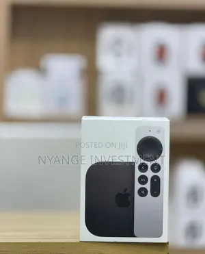 Apple Tv (3rd Gen) With a Siri Remote in Its Original Packaging.