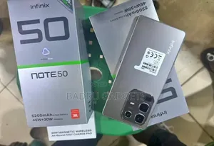 New Infinix Note 50 4G 256 GB Gray
