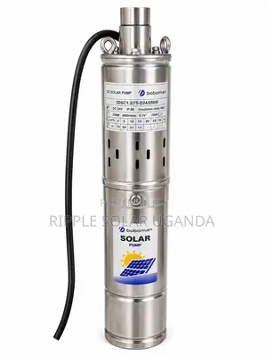 250w Solar Submersible Pump 75m Head Borehole Pump