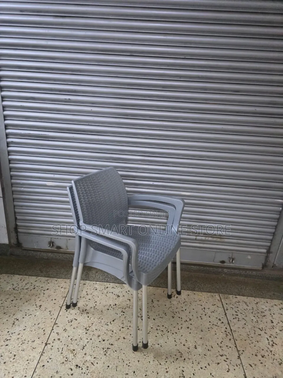 Mosaic Texture Plastic Chair Plastic Chair