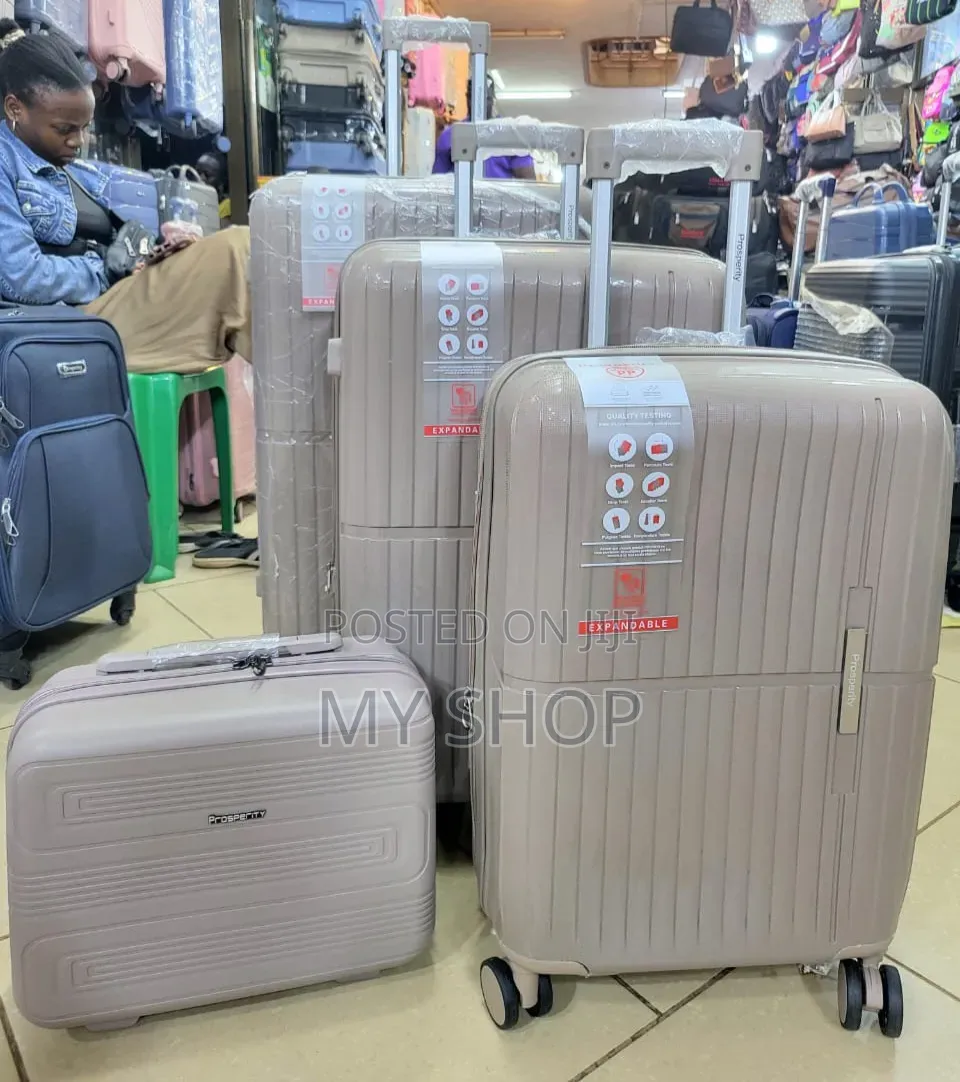 Luxury 4in1 Travel Suitcase Set With Wheels - 4pc Suitcase Set
