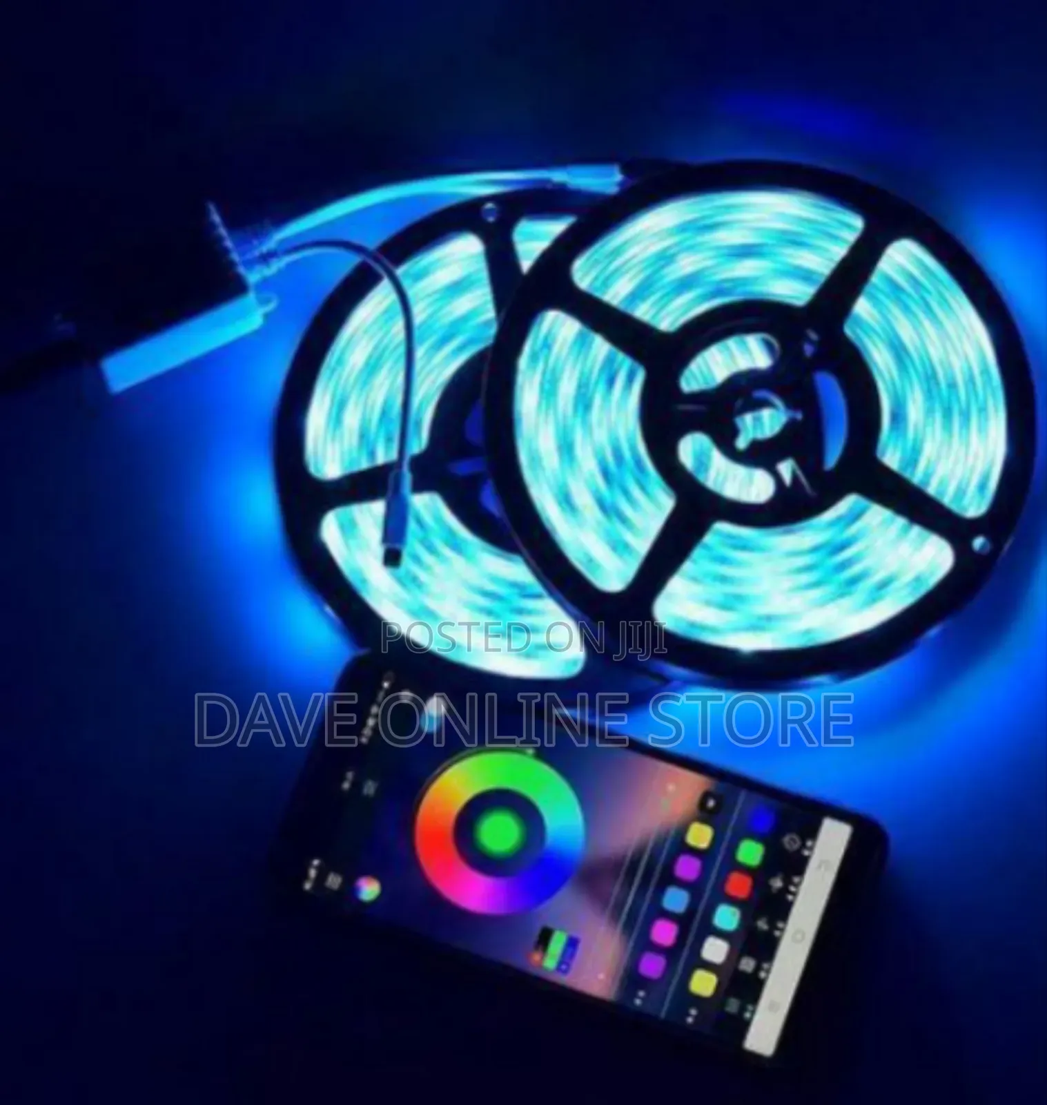 Vibrant Multi-Mode Led Strip Light Kit With Remote Control