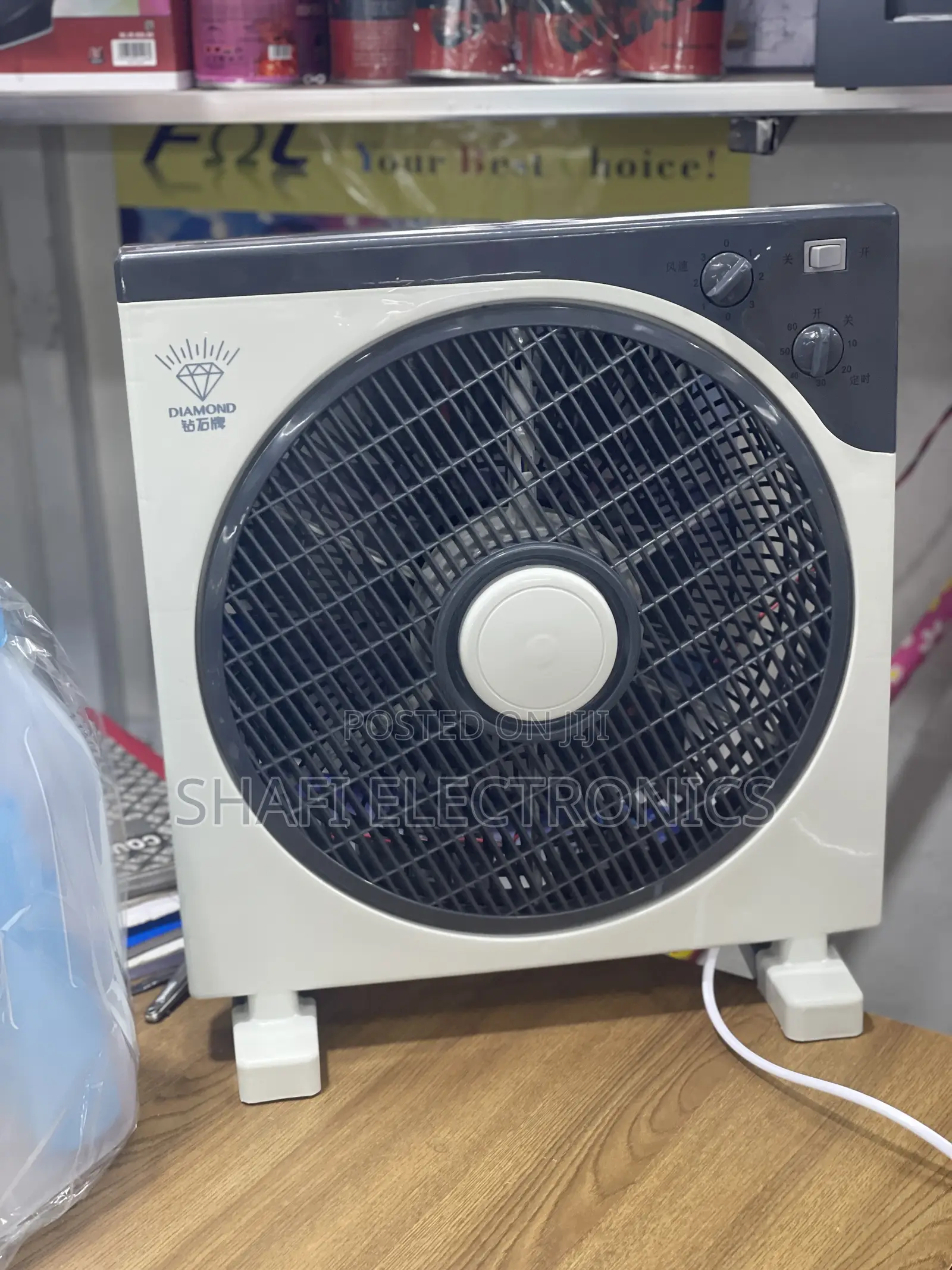 Diamond Table Fan