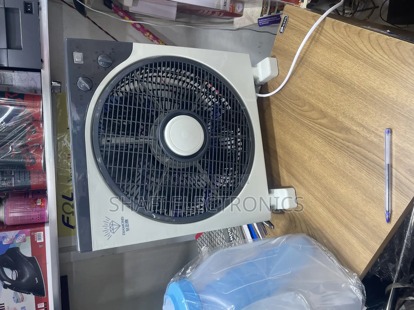 Diamond Table Fan