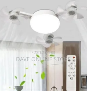 Integrated Multi-Fan Led Ceiling Light Socket Fixture