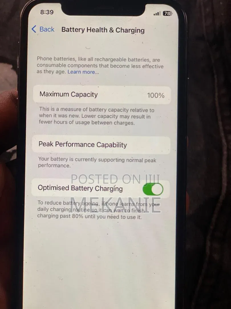 Apple iPhone X 64 GB Black