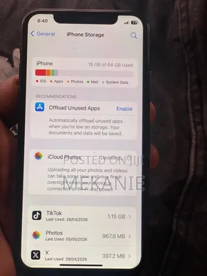 Apple iPhone X 64 GB Black