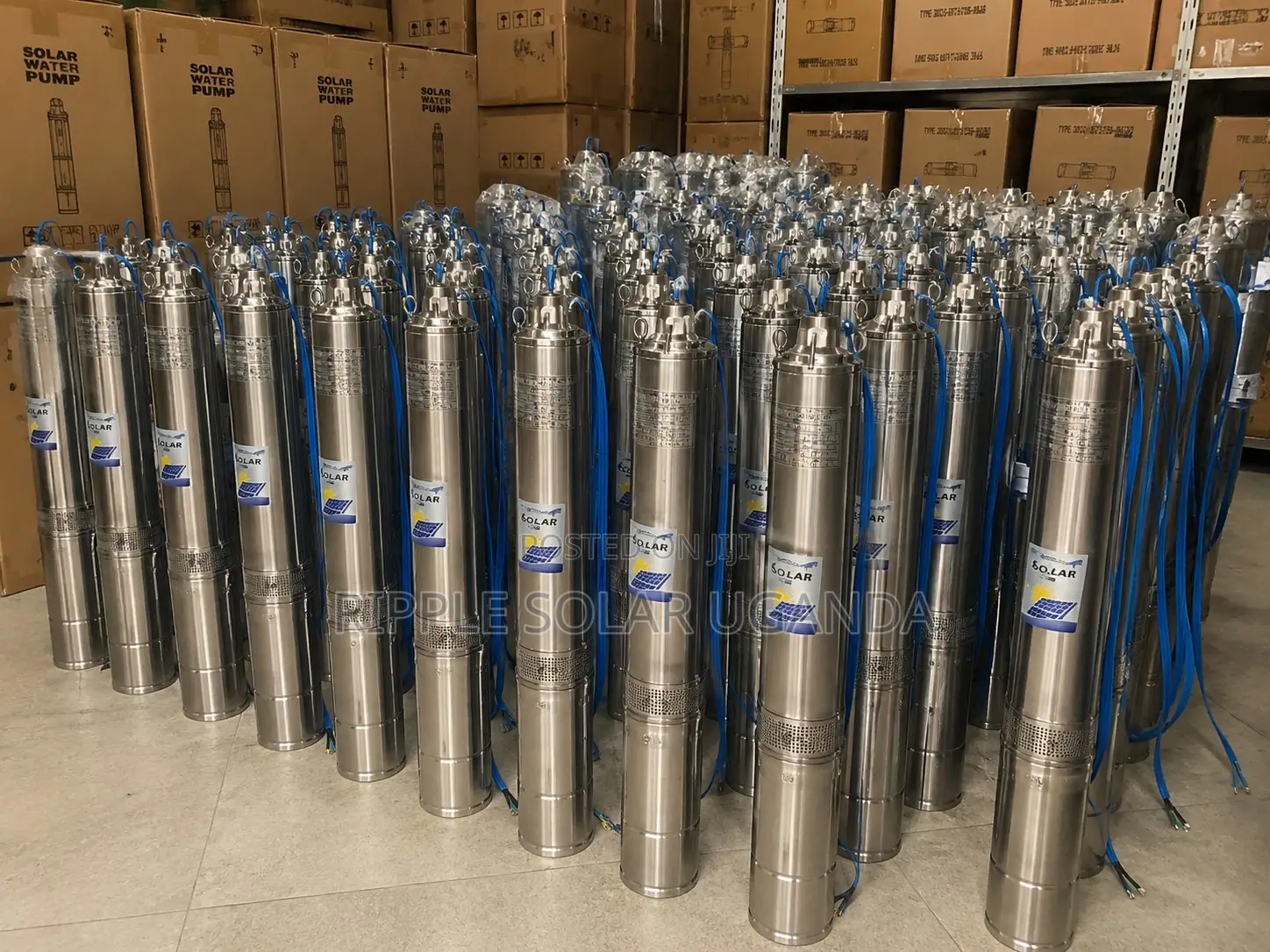 1500w Solar Borehole Pump 165m Head High Pressure Deep Well Pump