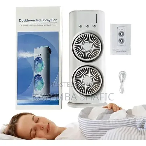 Double Ended Spray Fan-White