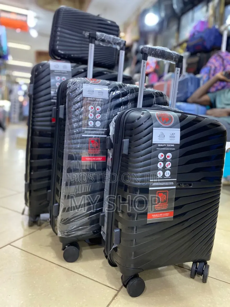 Unbreakable Travel Suitcase Set - 4pcs