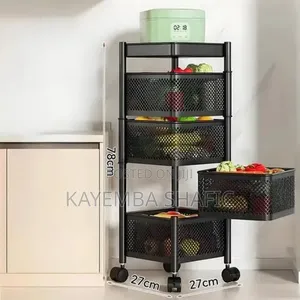 5 Layer Rotating Kitchen Rack