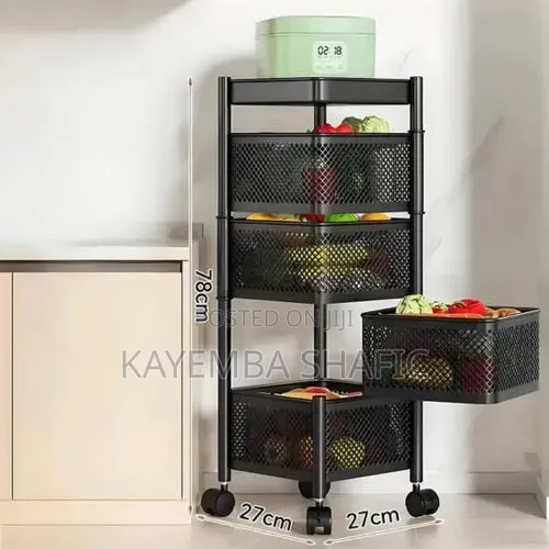 5 Layer Rotating Kitchen Rack