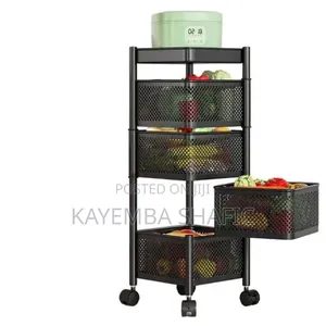 5 Layer Rotating Kitchen Rack