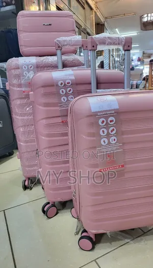 Luxury Plastic Suitcase 4 Piece Set for Travel Vacation