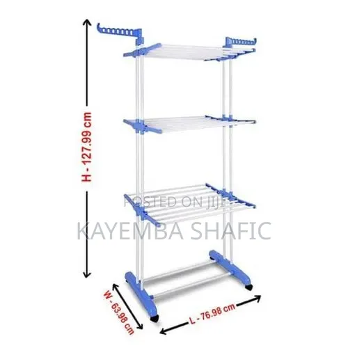 Foldable 3 Layer Clothes Hanger Dryer Stand Rack Indoor Outdoor