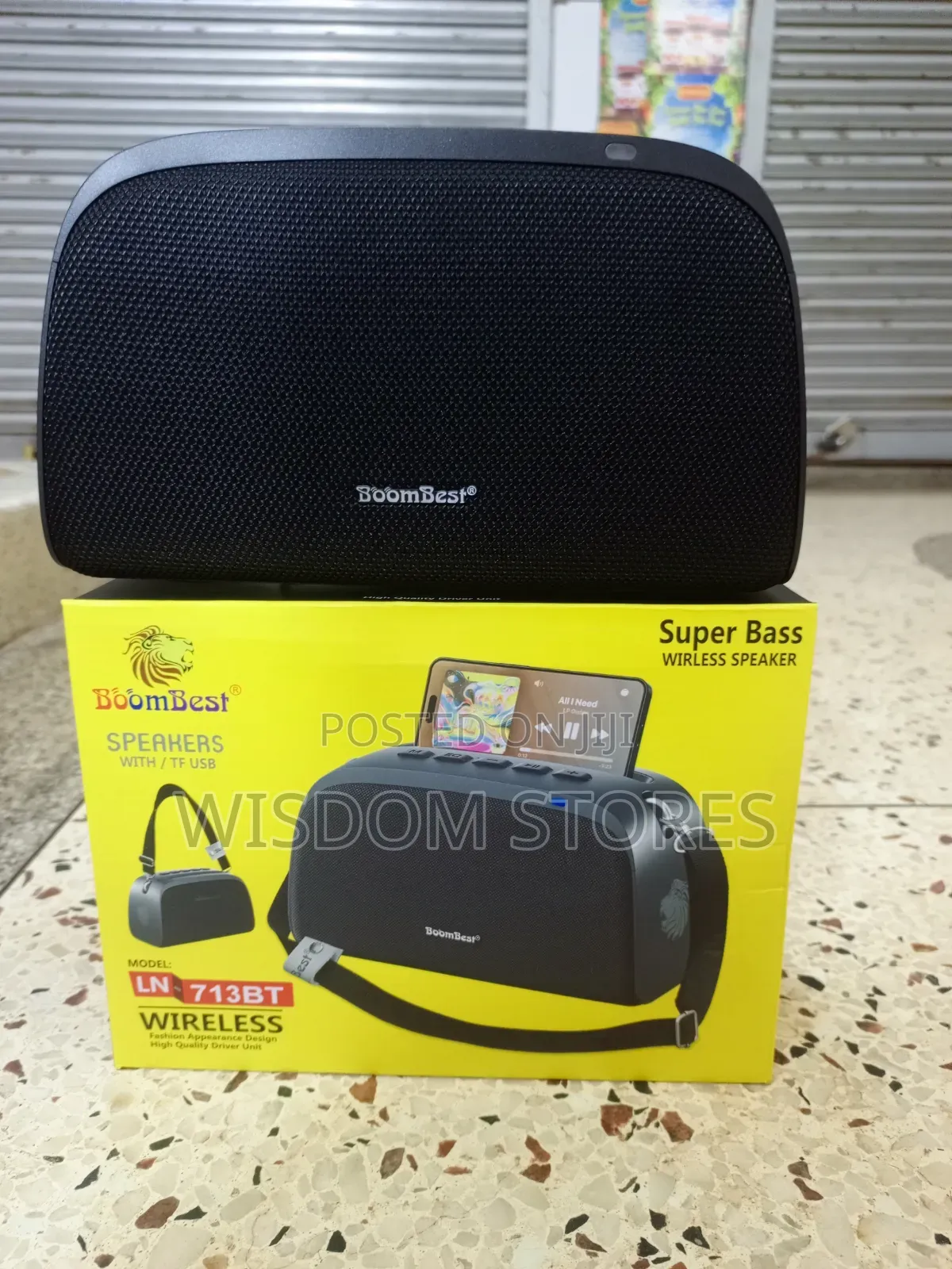 Boombest Ln-713bt Portable "Super Bass" Wireless Bluetooth Speaker.