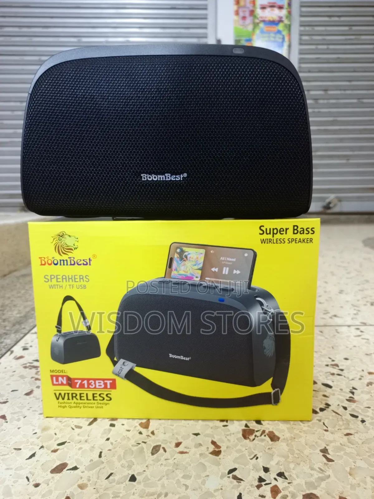 Boombest Ln-713bt Portable "Super Bass" Wireless Bluetooth Speaker.