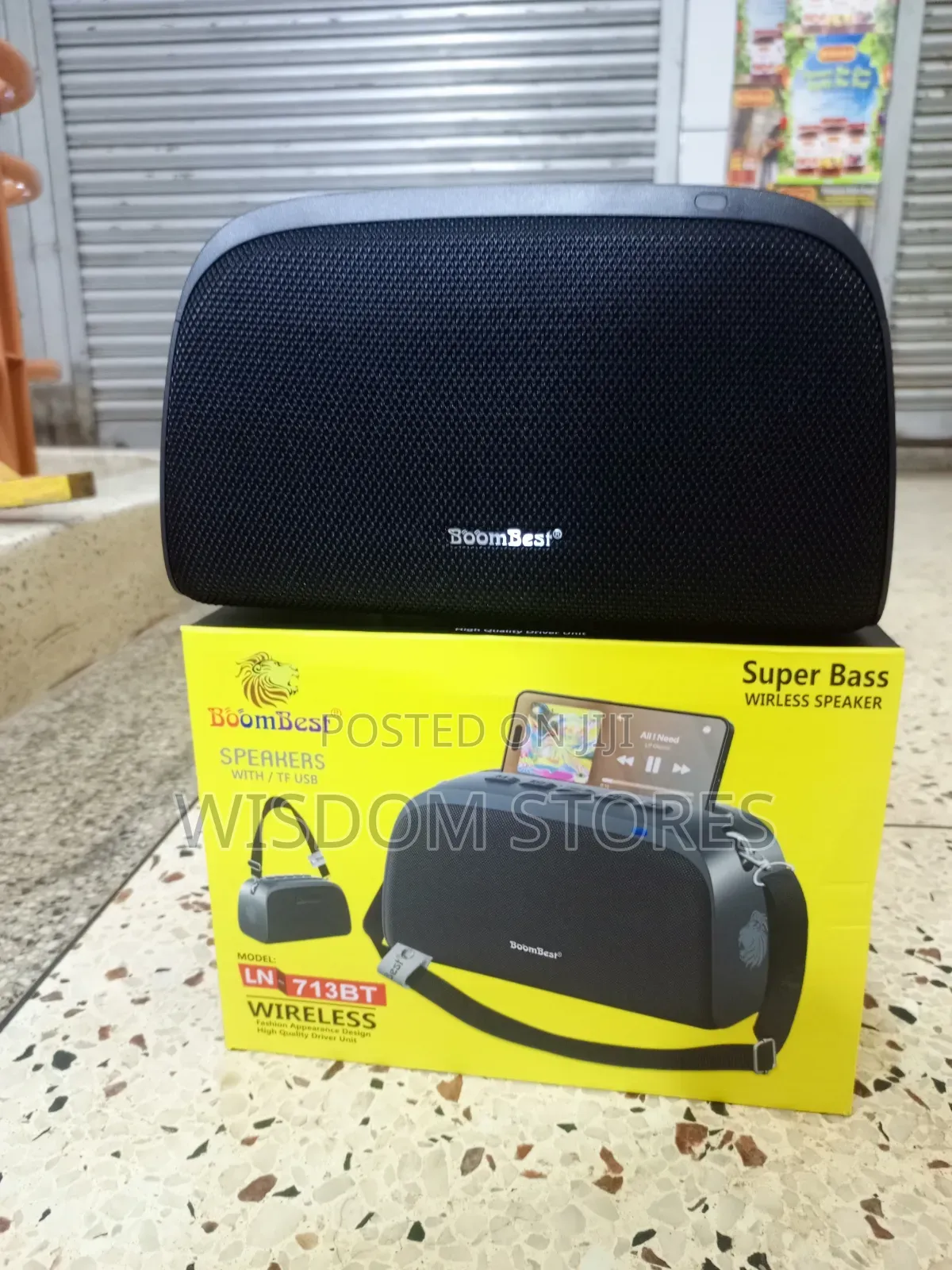 Boombest Ln-713bt Portable "Super Bass" Wireless Bluetooth Speaker.