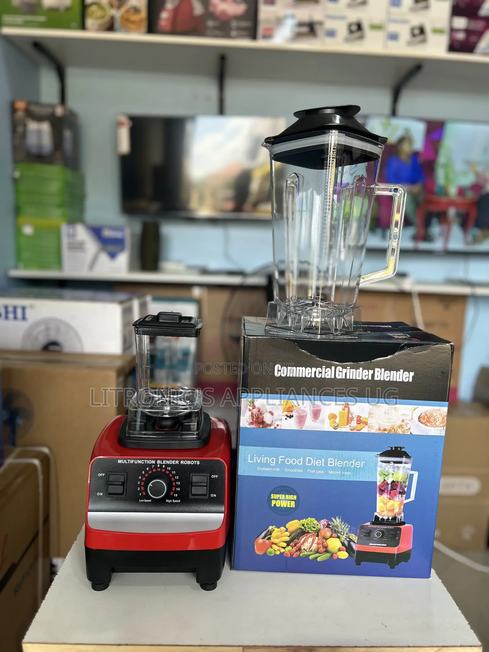 Commercial 2in1ginder Blender