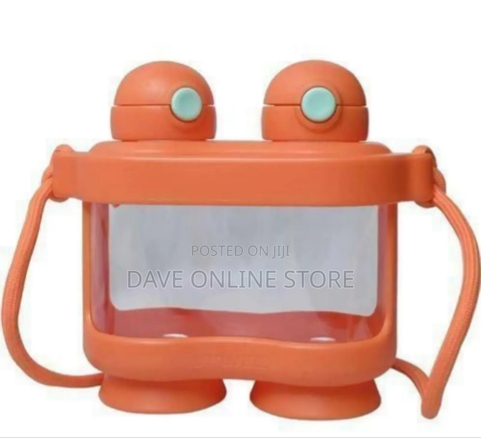 Creative Dual-Compartment Binocular-Style Water Bottle With Carrying