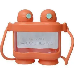 Creative Dual-Compartment Binocular-Style Water Bottle With Carrying