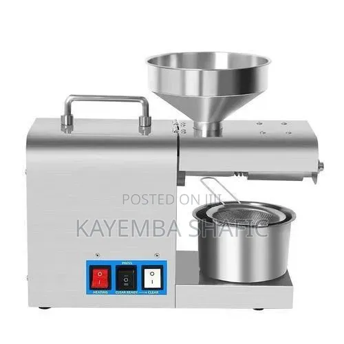 Automatic Oil Press Machine - Silver