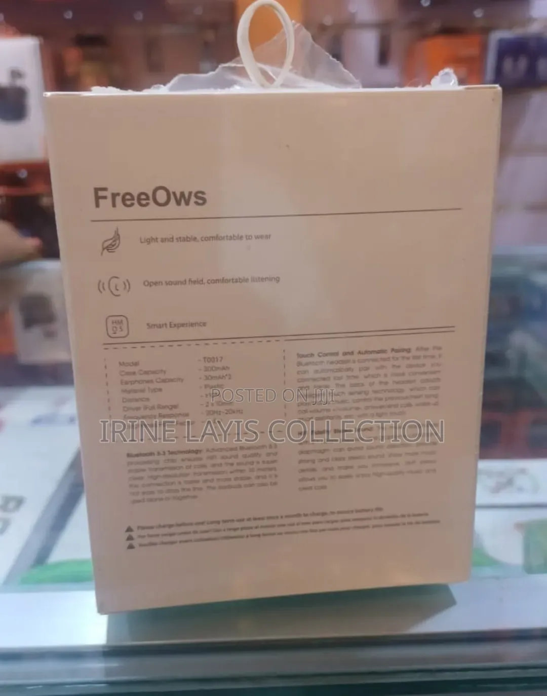 Freeows" Earbuds Designed for Open-Ear.