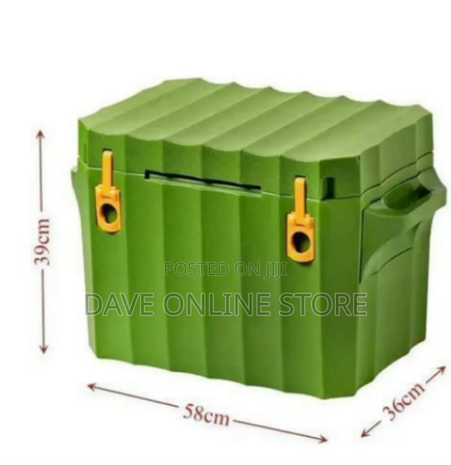 Heavy-Duty Rolling Cooler Box With Telescopic Handle