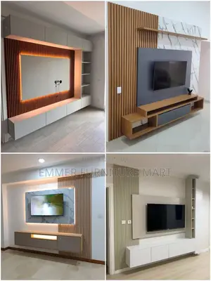 Wall Unit Tv Stand in 5 Feet Width