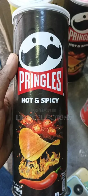Abox of Different Flavors of Pringles