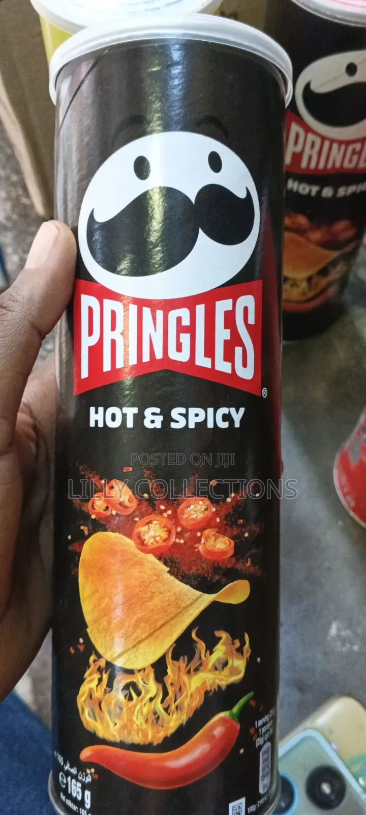 Abox of Different Flavors of Pringles
