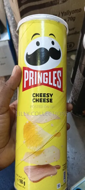 Abox of Different Flavors of Pringles