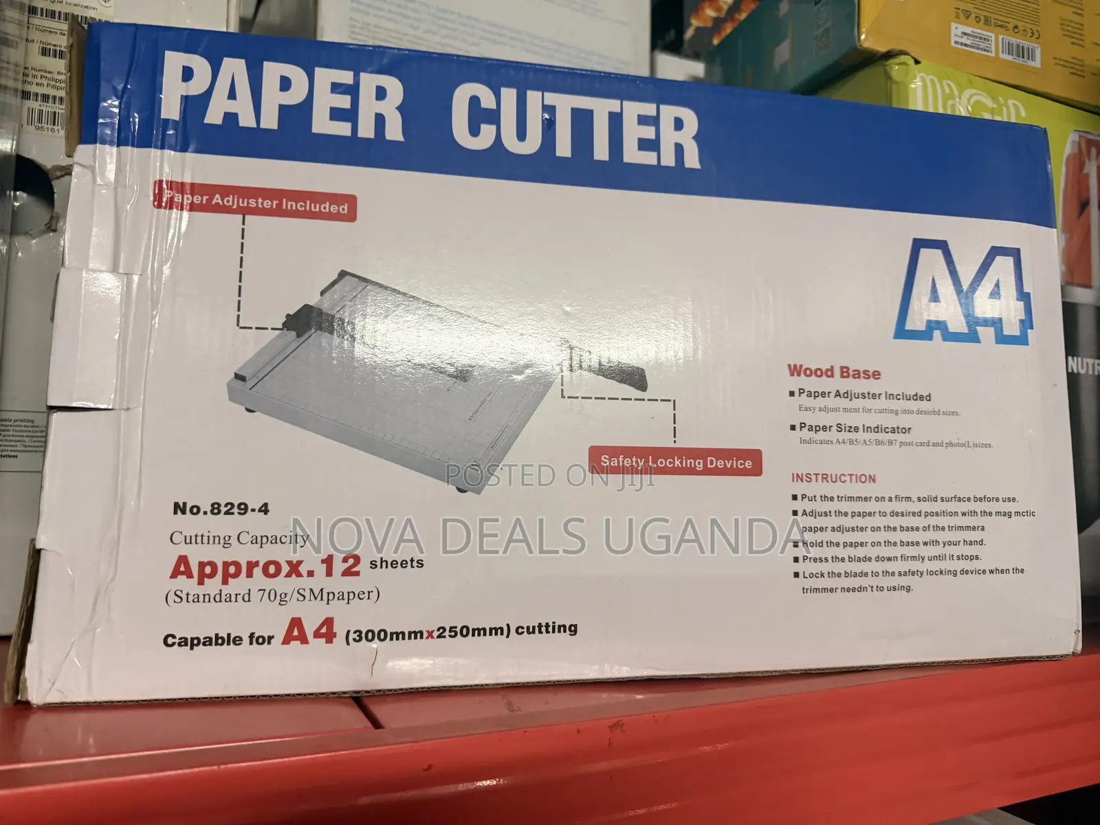 A4 Paper Cutter Guillotine Heavy Duty Office Paper Trimmer