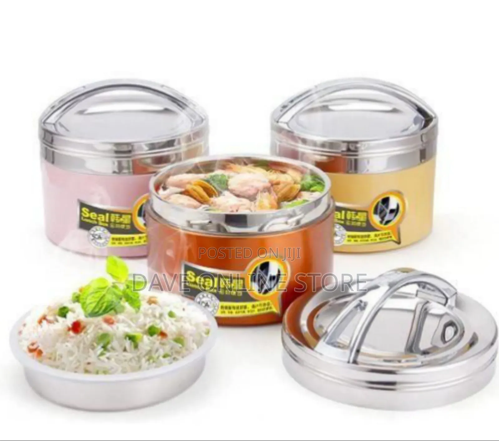 Insulated Stainless Steel Bento Lunch Box / Food Flask