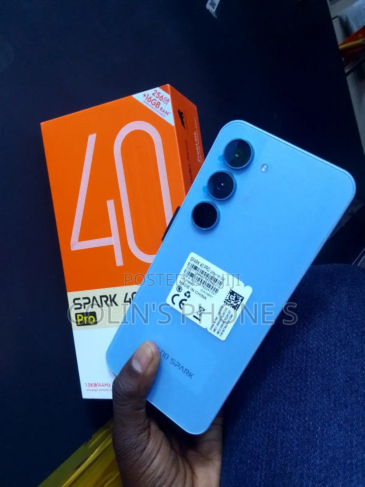 New Tecno Spark 40 Pro 256 GB Blue