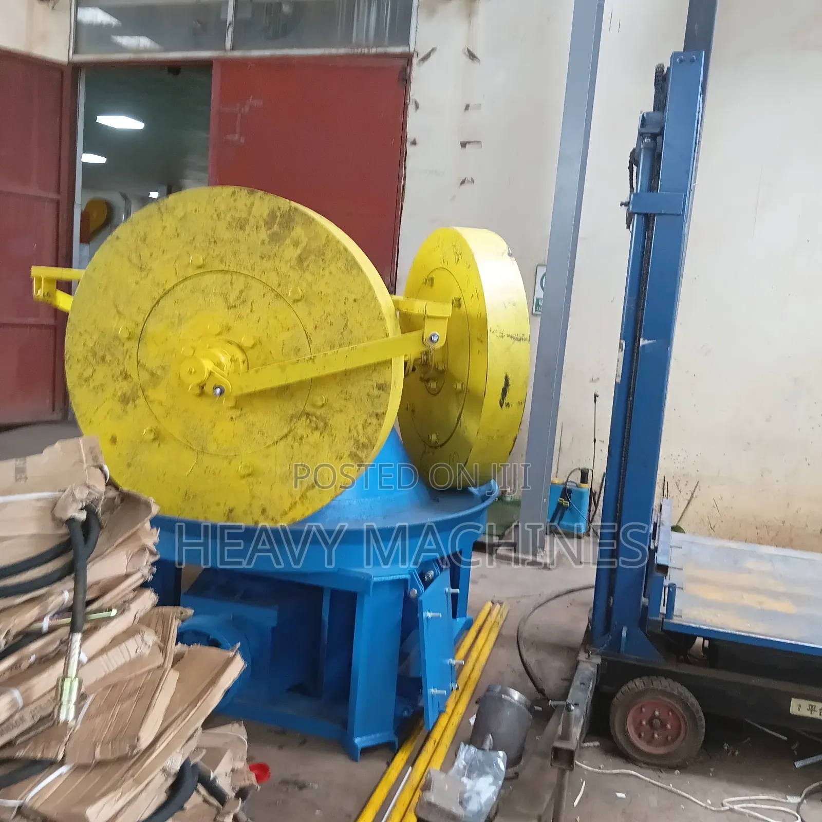 Heavy Duty Three Roller Wheel Gold Wet Pan Grinding Mill