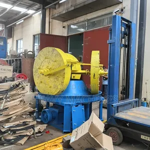 Heavy Duty Three Roller Wheel Gold Wet Pan Grinding Mill