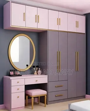 Extra Class Wardrobes With Inbuilt Dressing Tables From 2,000,000/-