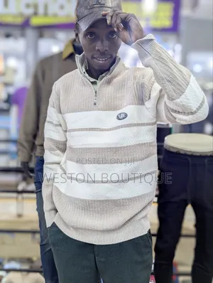 Quarter Zip Sweater Available for Men